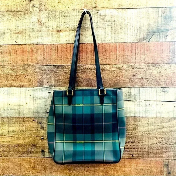 Rare Y2K Vintage Ralph Lauren Coated Canvas Leather Shoulder/Tote Bag - Picture 2 of 13